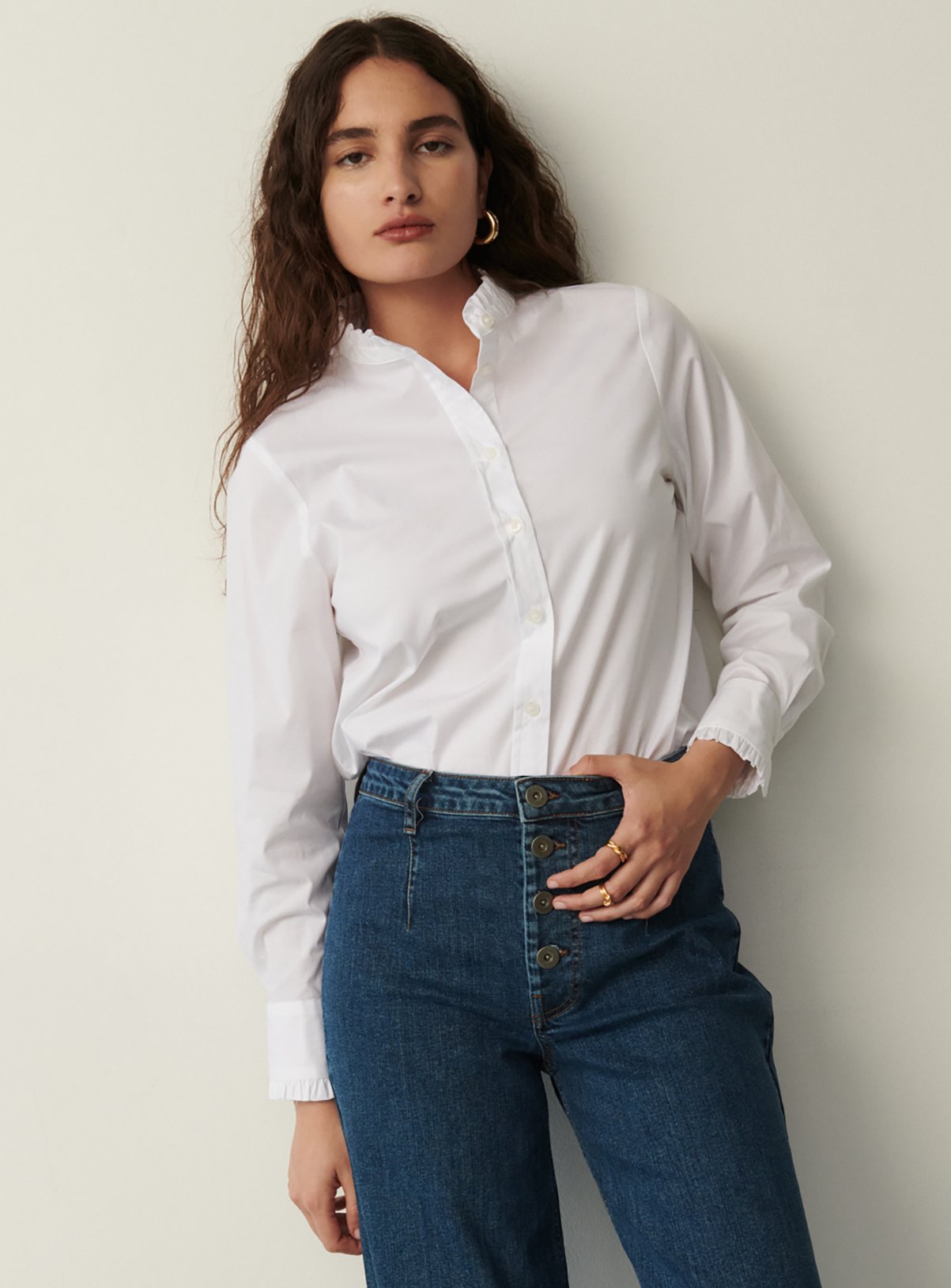 FINERY Tally Wide Leg Jeans 34 - Image 2 thumbnail